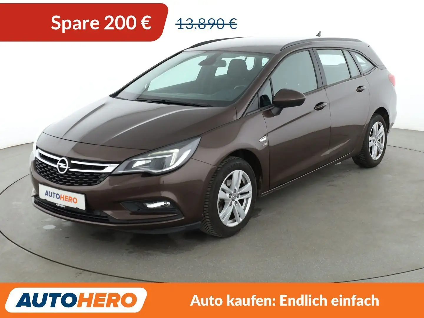 Opel Astra 1.4 SIDI Turbo 120 Jahre Start/Stop*TEMPO*CAM*PDC* Braun - 1