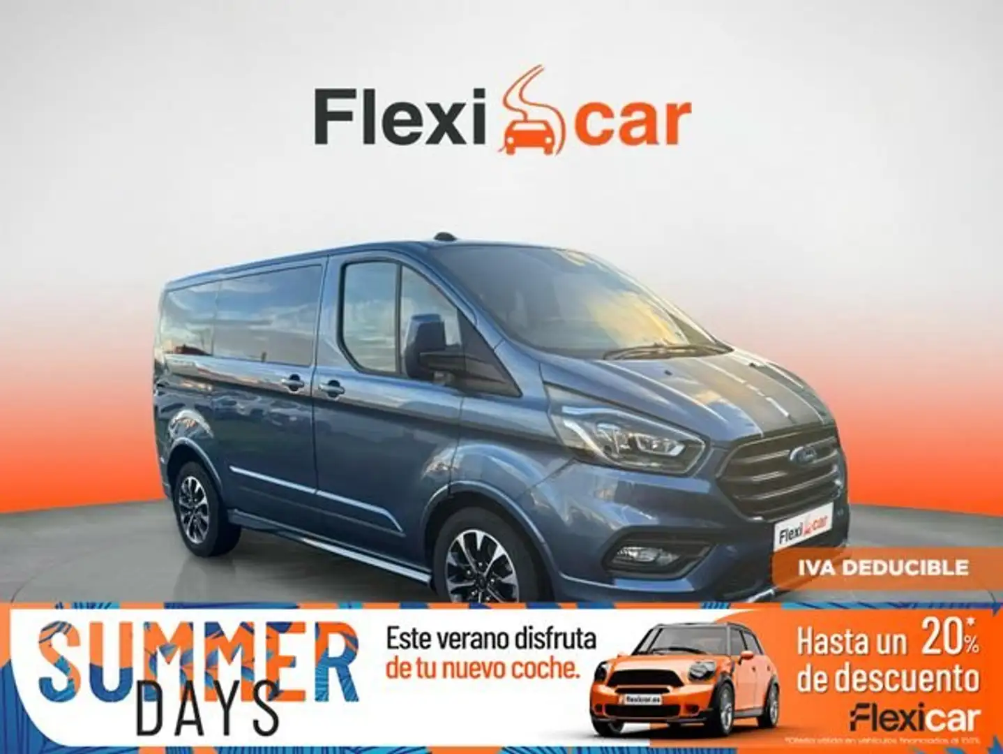 Ford Tourneo Custom 2.0+EcoBlue+136kW+%28185CV%29+L1+Sport Azul - 1