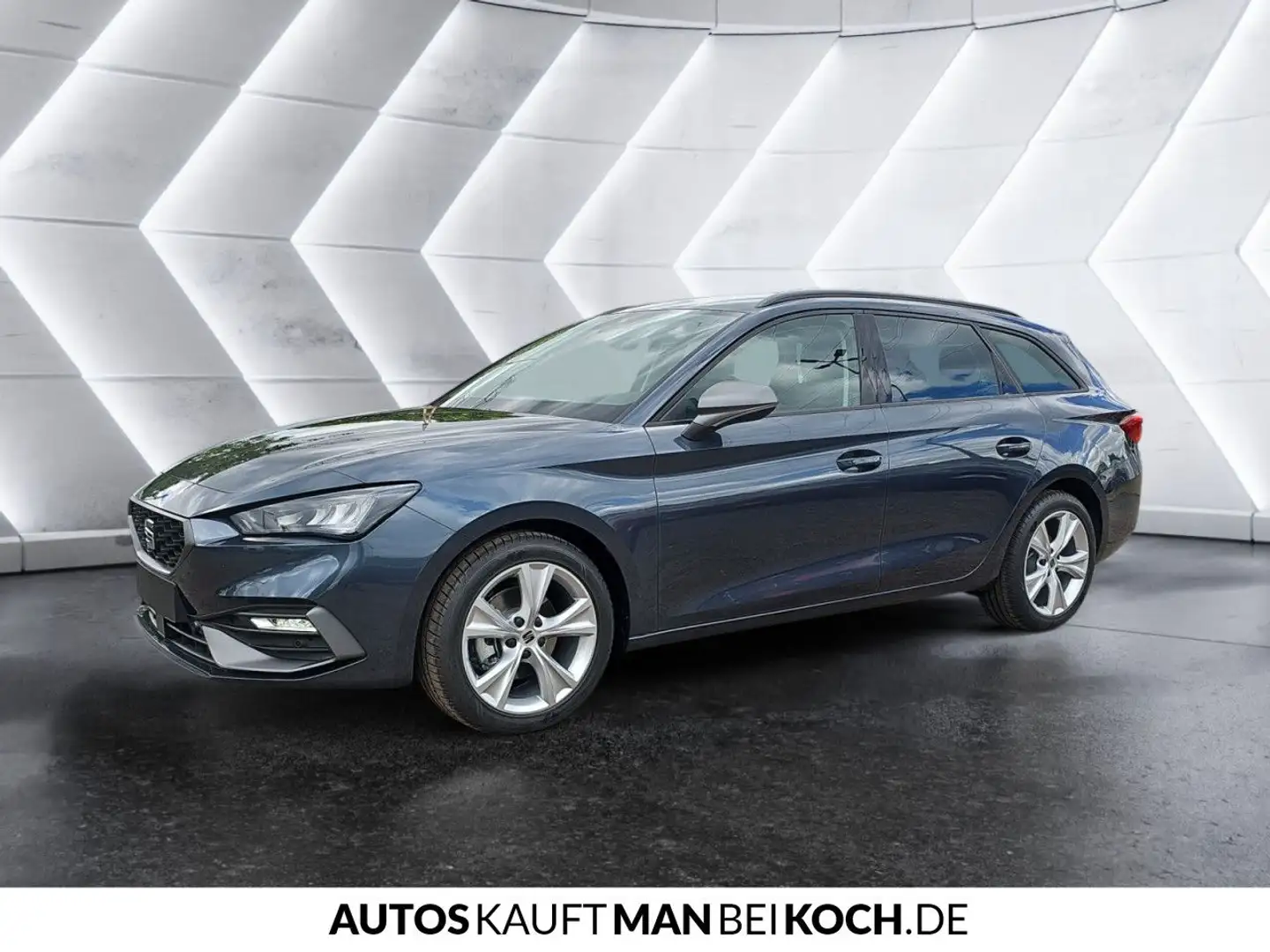 SEAT Leon Sportstourer 1.5eTSI DSG PDC ACC LED DAB AHK Gris - 2