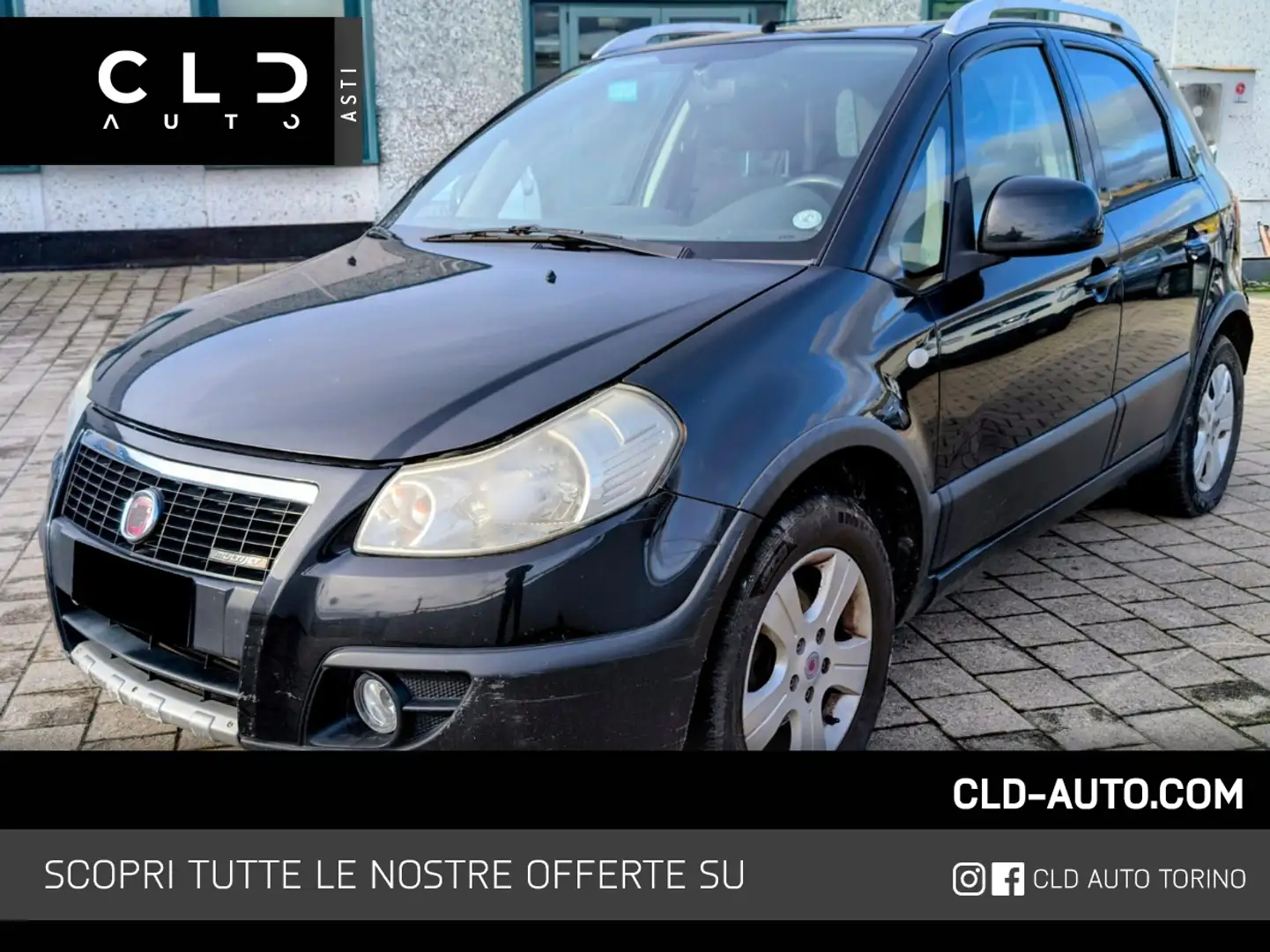 Fiat Sedici 1.9 mjt Emotion 4x4 120cv Schwarz - 1
