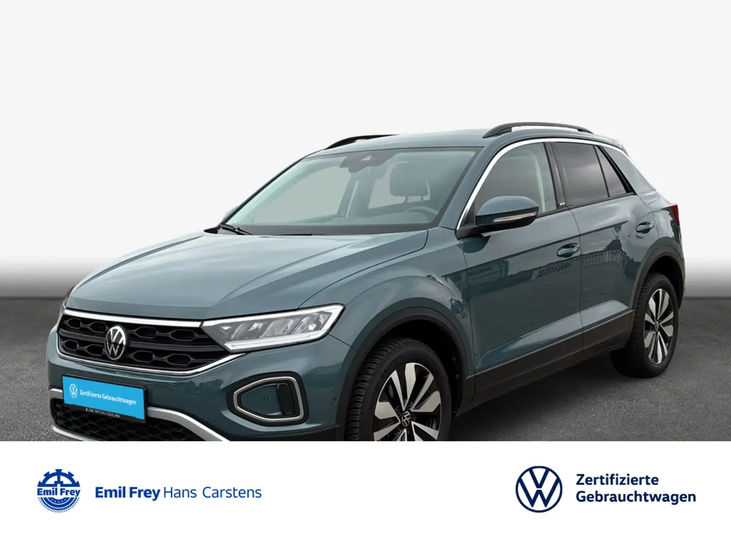 Volkswagen T-Roc Move 1.0 TSI AHK Navi Park Assist LED USB Blau - 1