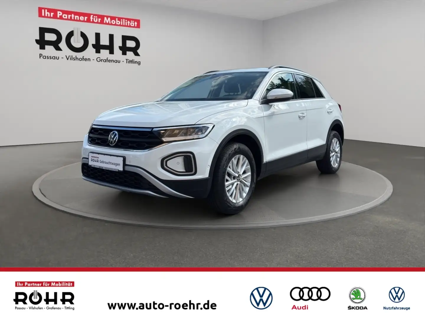 Volkswagen T-Roc Life (Navi.Sitzheizung.Verkehrszeichenerkennung) Weiß - 1