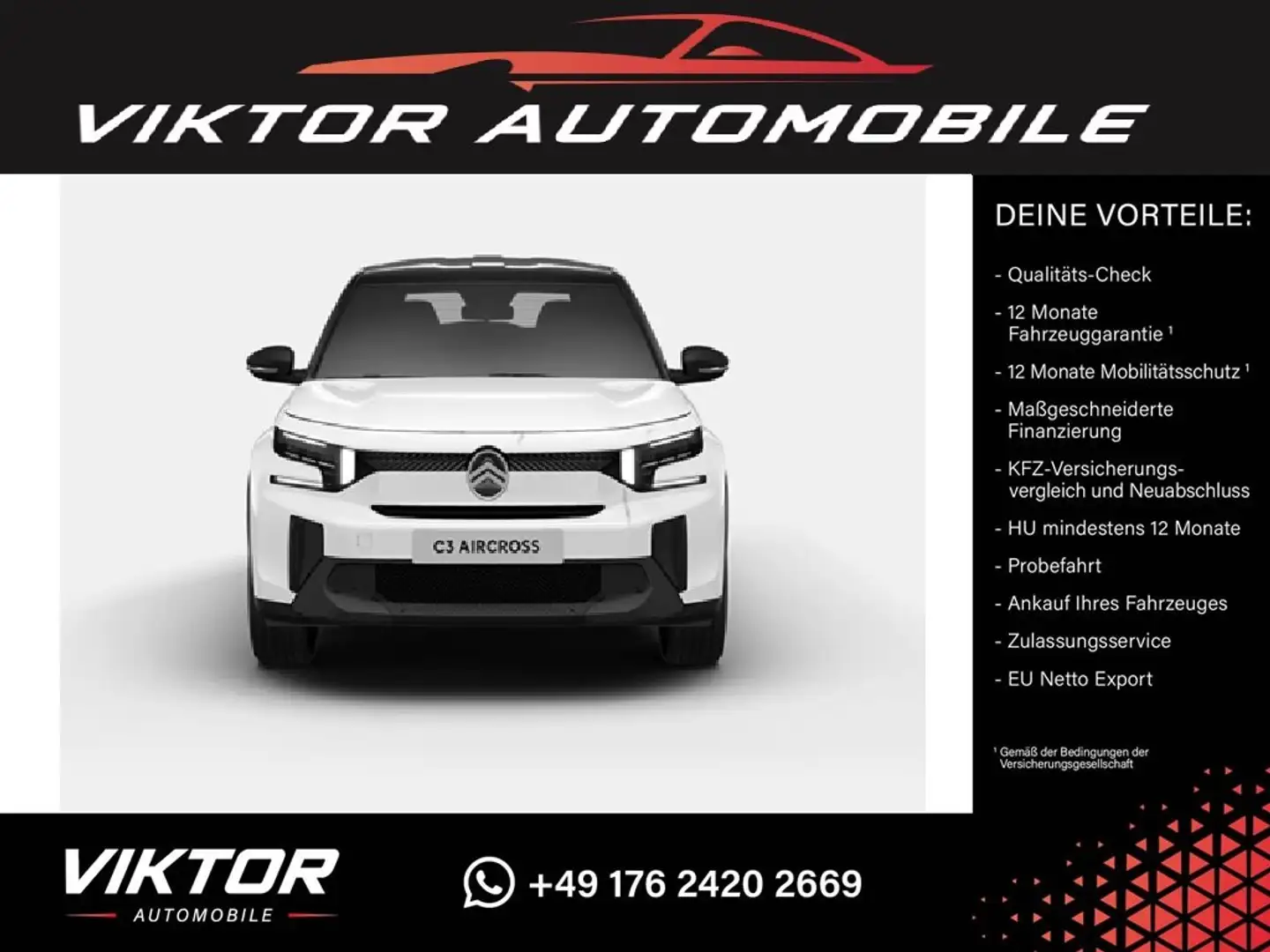 Citroen C3 Aircross 1.2 TURBO 100 "YOU" 6-Gang-Schalter BESTELLAKTION Weiß - 2