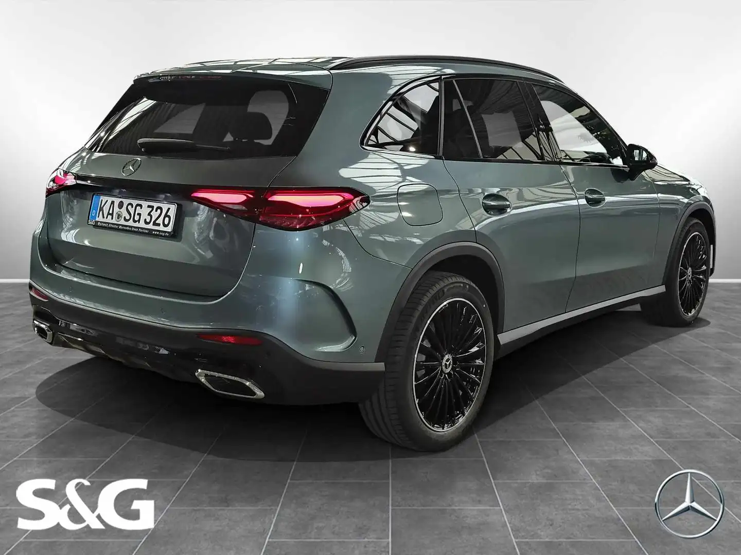 Mercedes-Benz GLC 300 d 4M AMG AHK+DIG-LED+360°+Pano+Standhz. Argent - 2