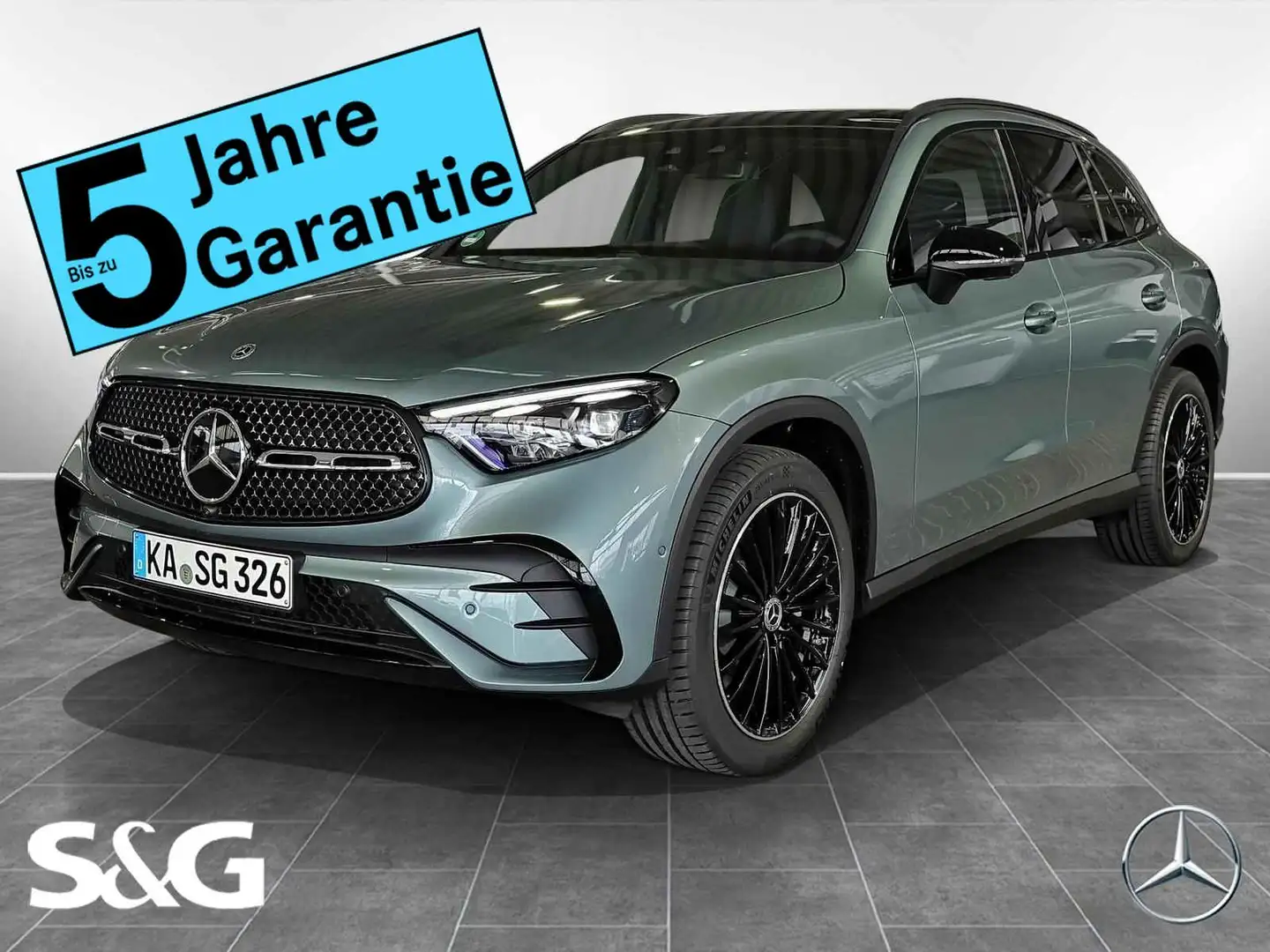 Mercedes-Benz GLC 300 d 4M AMG AHK+DIG-LED+360°+Pano+Standhz. Argent - 1