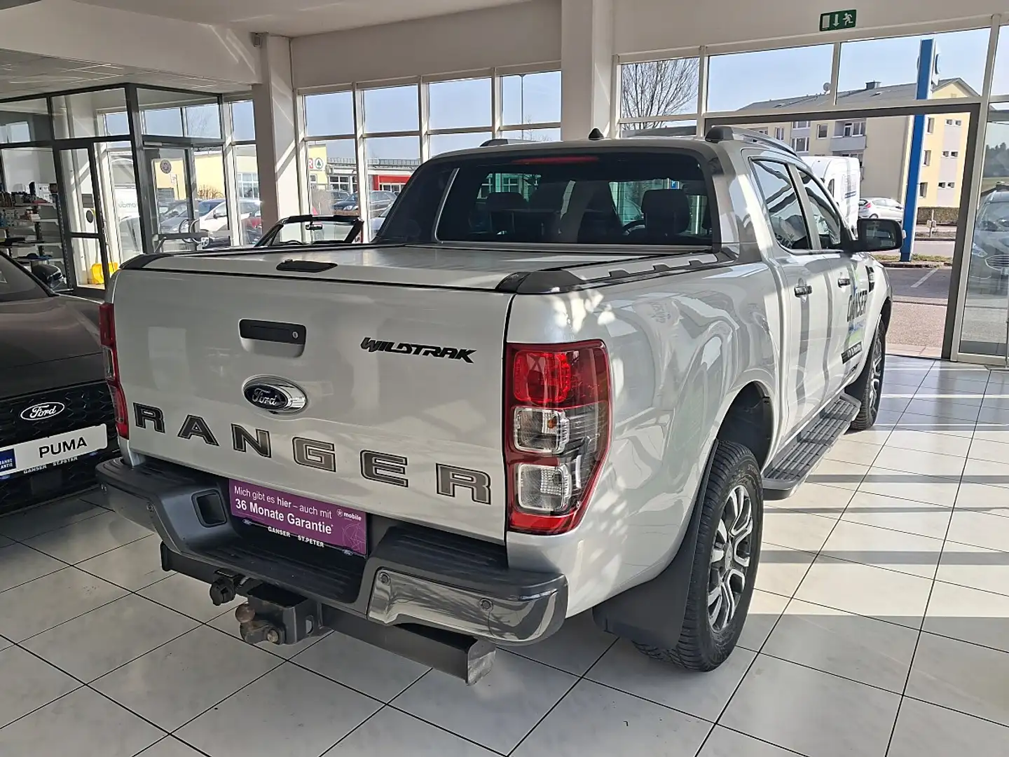 Ford Ranger Ranger Doppelkabine Wildtrak 4x4 3,2 TDCi Aut. Silber - 2