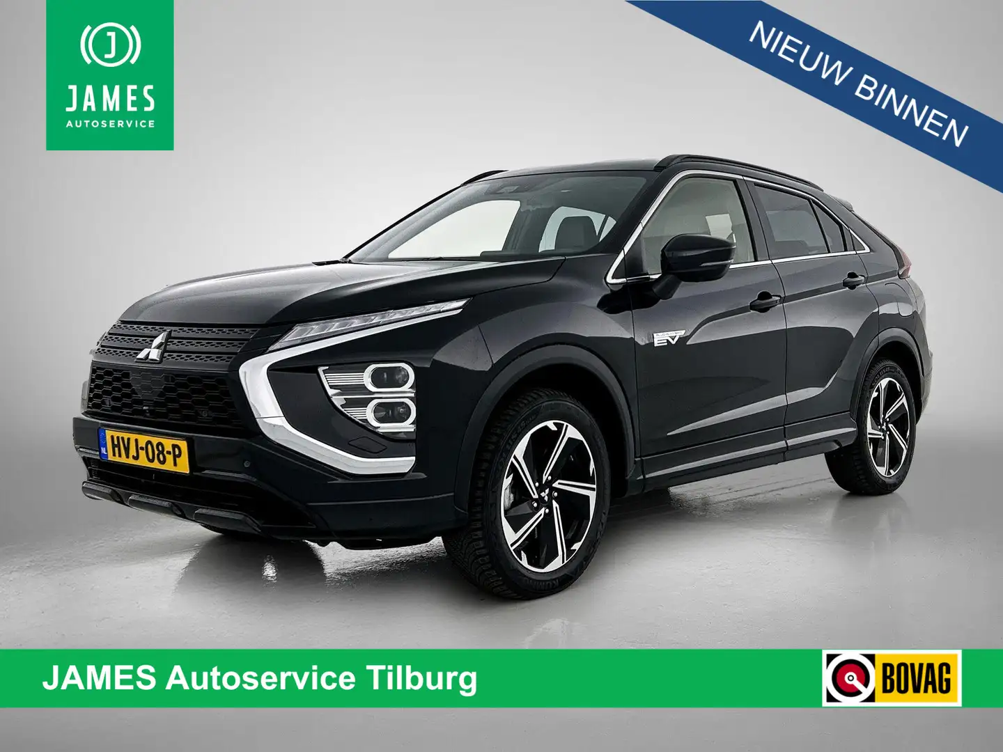 Mitsubishi Eclipse Cross 2.4 PHEV Executive 360-CAMERA CARPLAY AD-CRUISE NA Zwart - 1