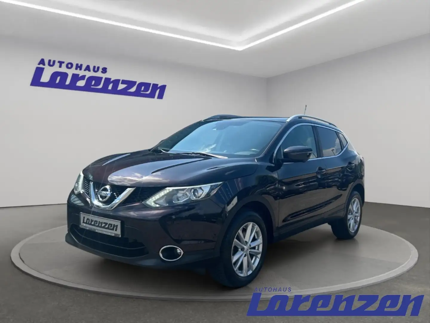 Nissan Qashqai Tekna DPF dCi 1.6 A T Panorama Navi Leder 360 Kame Violet - 1