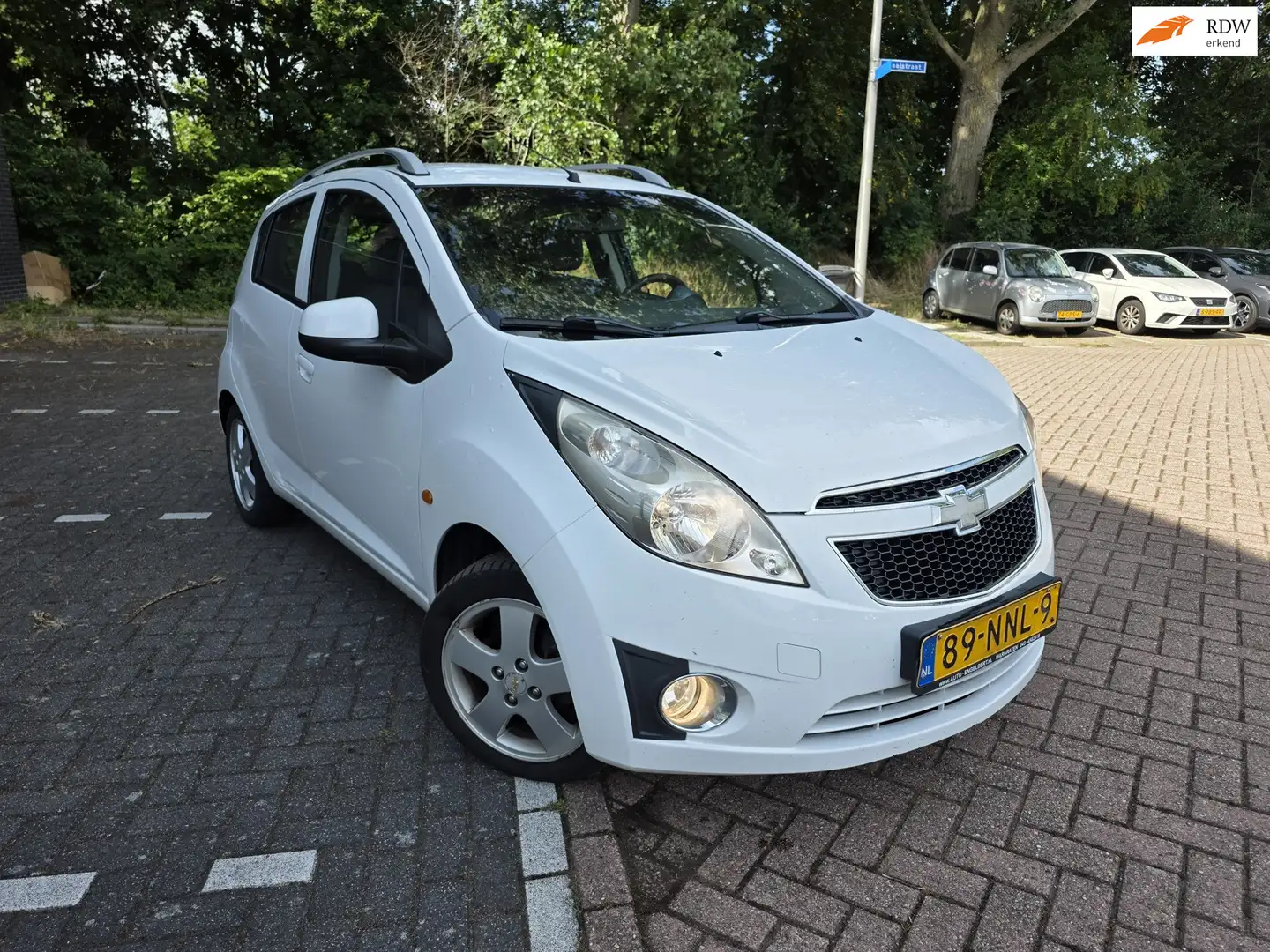 Chevrolet Spark 1.0 16V LS Bi-Fuel LPG G3 5 DR APK Volledig onderh Wit - 1