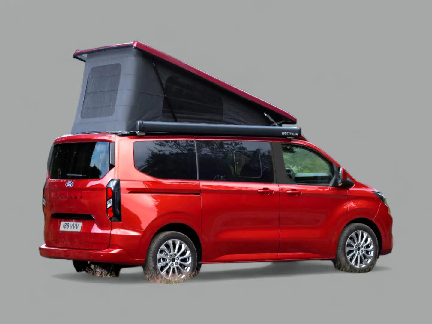 Ford Transit Custom NUGGET TITANIUM | NEUES MODELL | AUFSTELLDACH Rot - 2