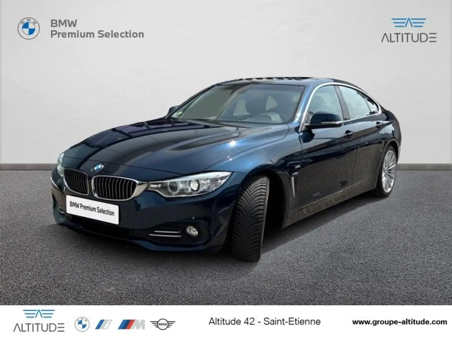 BMW 420 420d 190ch Luxury Blauw - 1