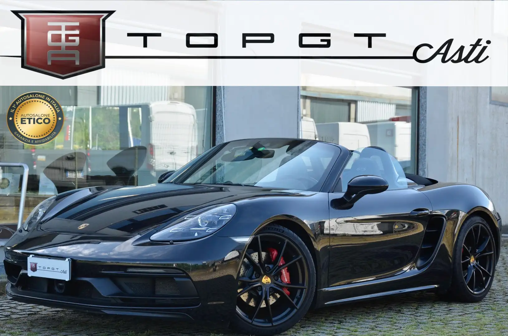 Porsche Boxster 718 2.5 GTS 365cv pdk SERVICE PORSCHE, IVA ESPOSTA Nero - 1