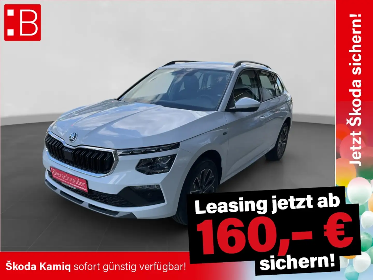 Skoda Kamiq 1.0 TSI Tour KAMERA SITZHEIZUNG SMART-LINK Alb - 1