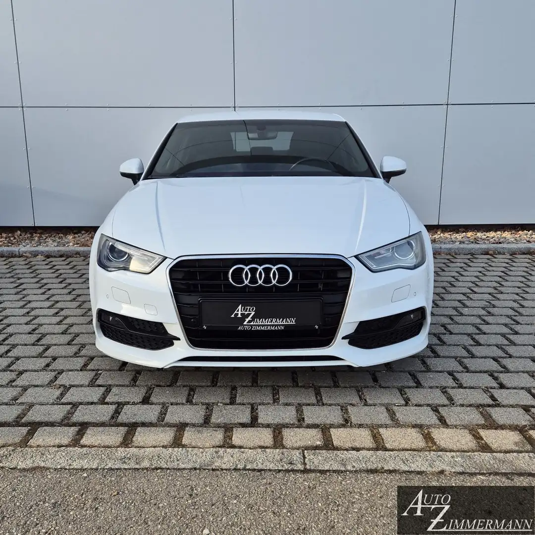 Audi A3 Limo 2,0TDI S line Plus Navi*Leder*Rotor*Kam Weiß - 2