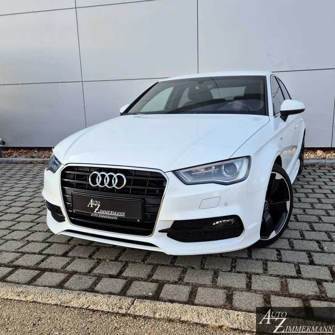Audi A3 Limo 2,0TDI S line Plus Navi*Leder*Rotor*Kam Weiß - 1