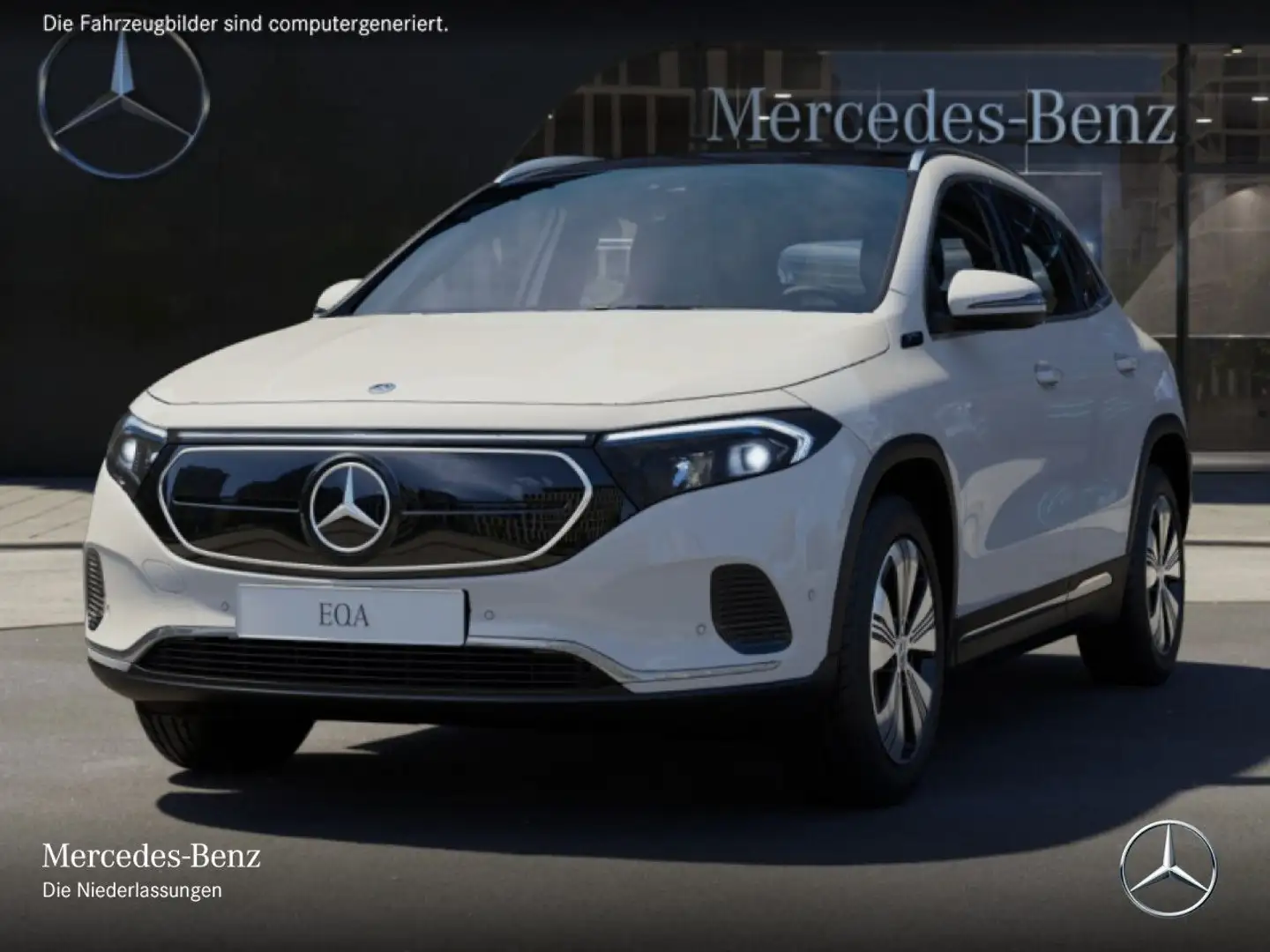 Mercedes-Benz EQA 250 PROG+ADVANCED+PANO+KAMERA+SPUR Weiß - 2