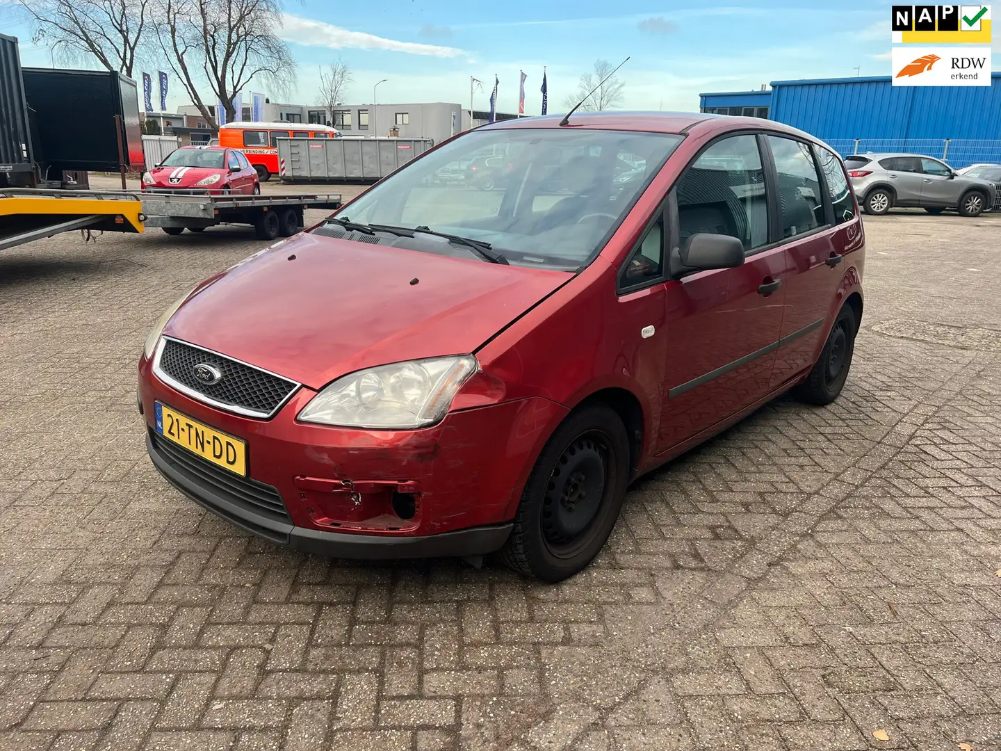 Ford Focus C-Max 1.6-16V Champion Rojo - 1