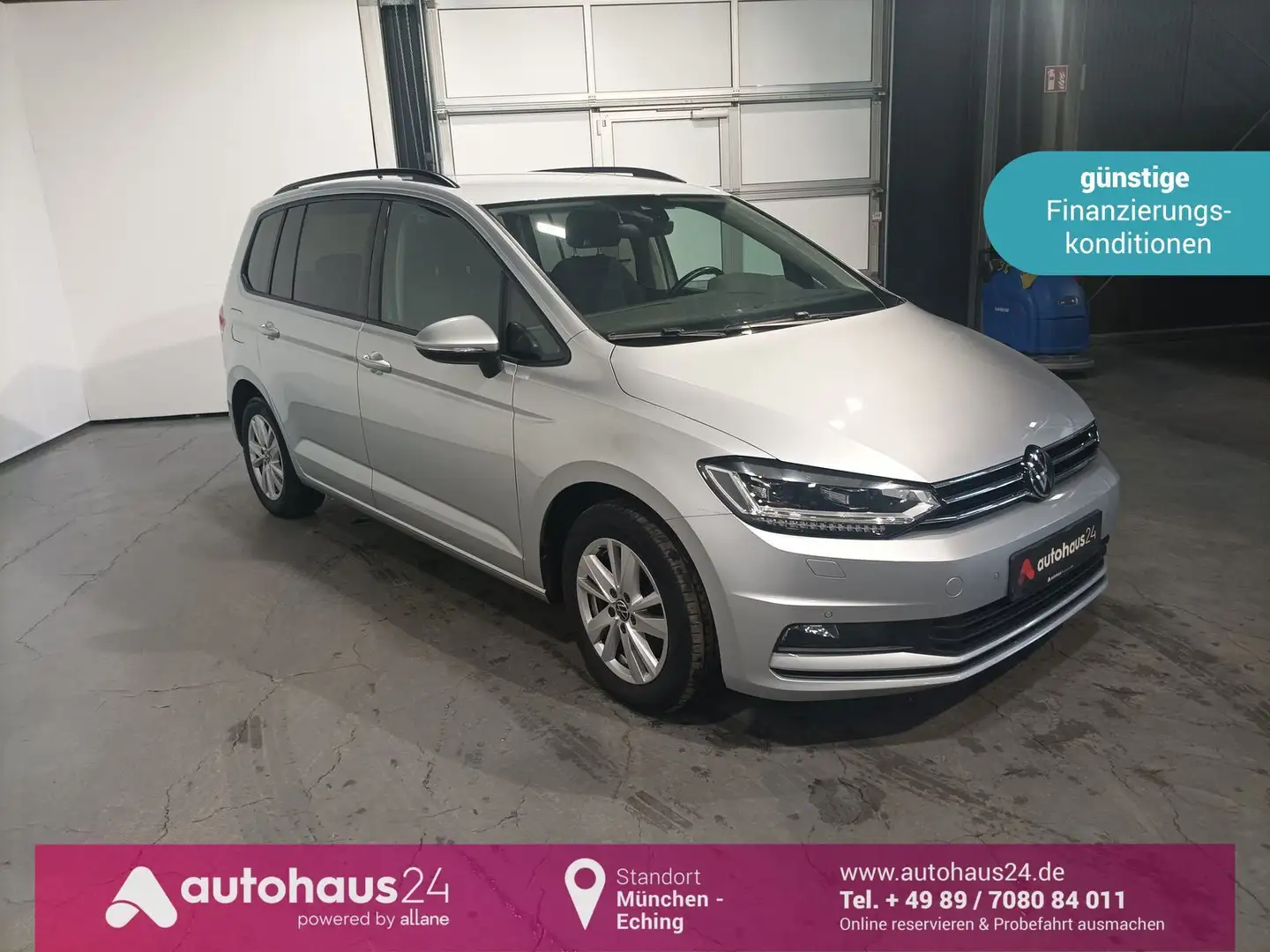 Volkswagen Touran 2.0 TDI Comf. LED|Navi|AHK|Standhz|ACC Argintiu - 1