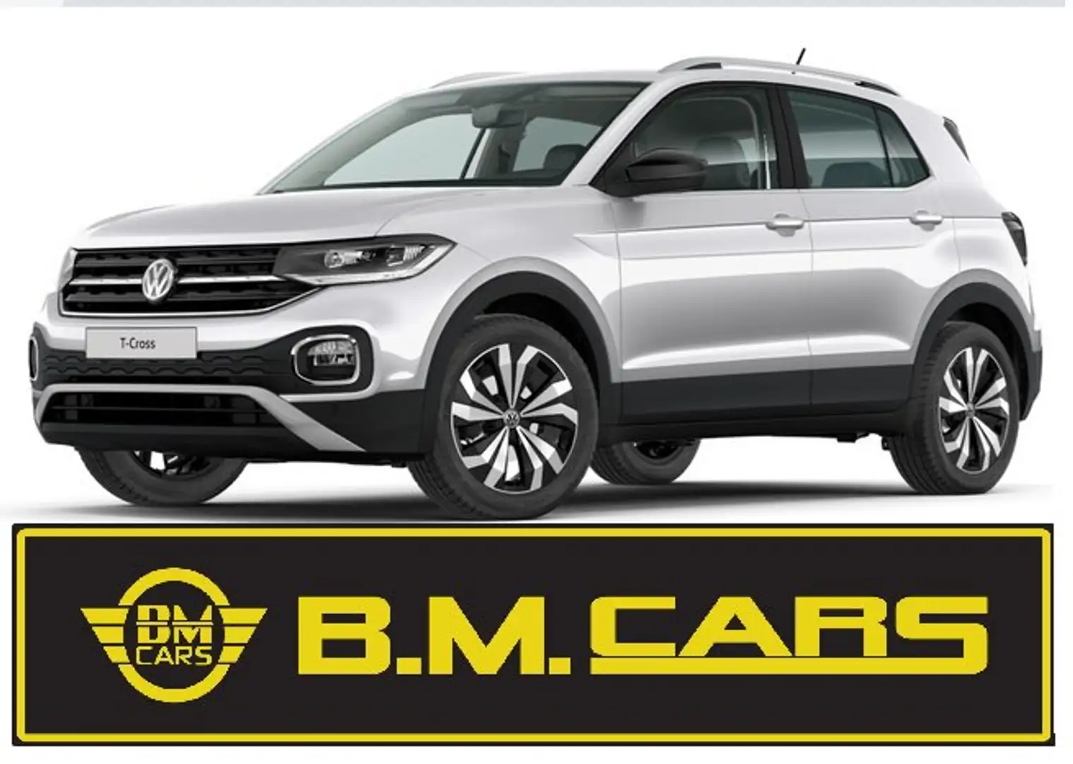 Volkswagen T-Cross 1.0TSI Active FULL DSG7 VirtualCockpit GPS CARPLAY Zilver - 1