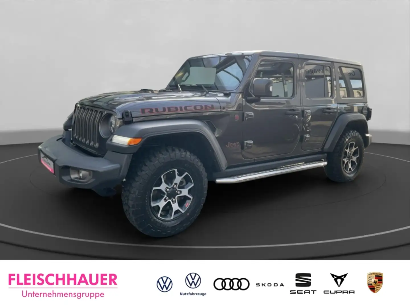 Jeep Wrangler 2.0 Rubicon JK Hardtop AHK-ab. Navi Leder Soundsy. Gris - 1