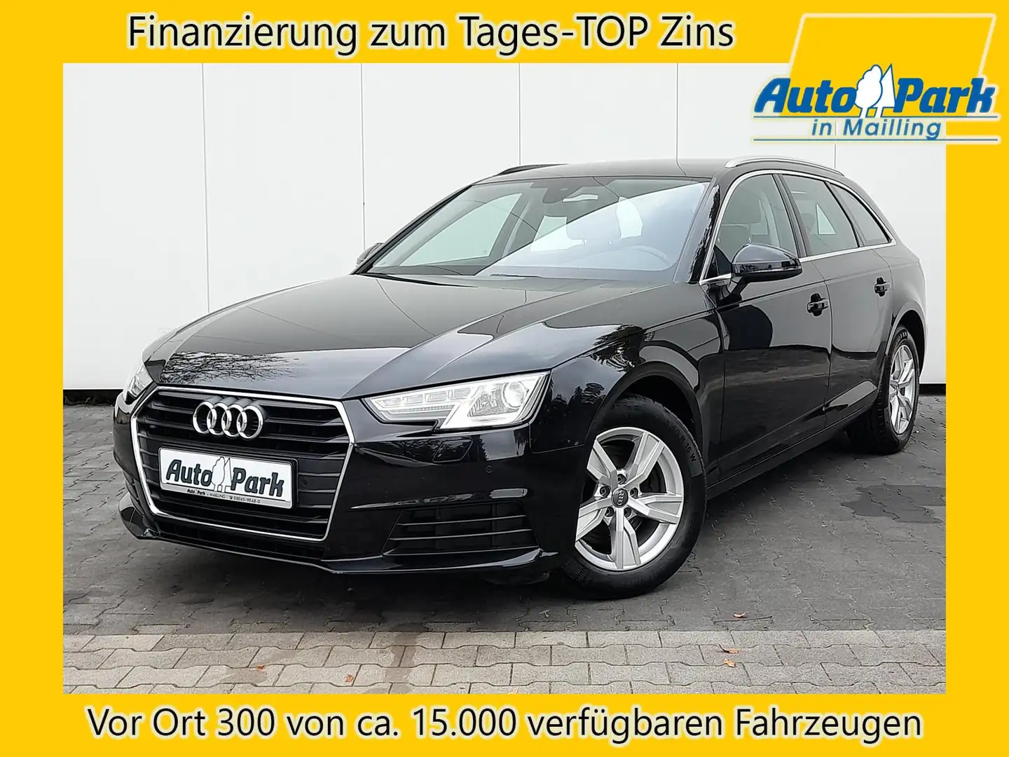Audi A4 2.0 TDI NAVI~SHZ~XENON~2xPDC~GRA~ALU~KLIMAAUT Schwarz - 1