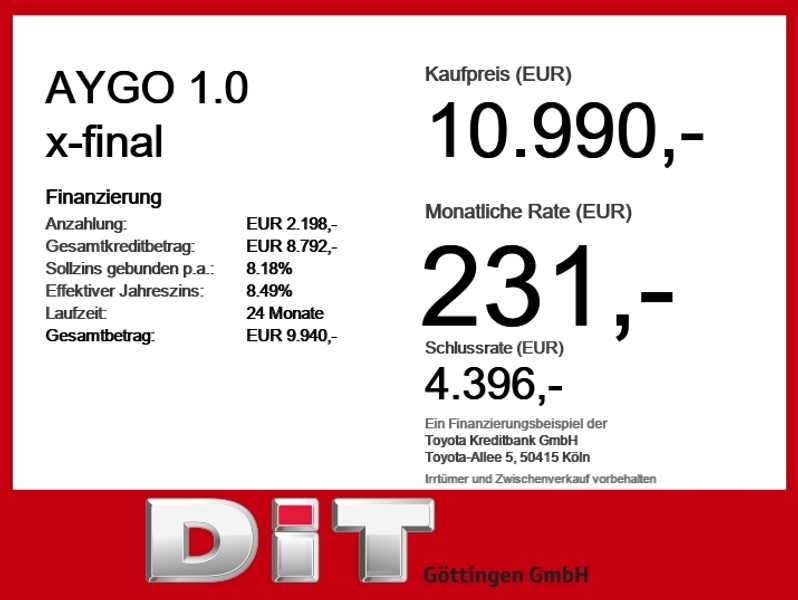 Toyota Aygo 1.0 x-final Kam.+Facelift+SpurH — photo 4