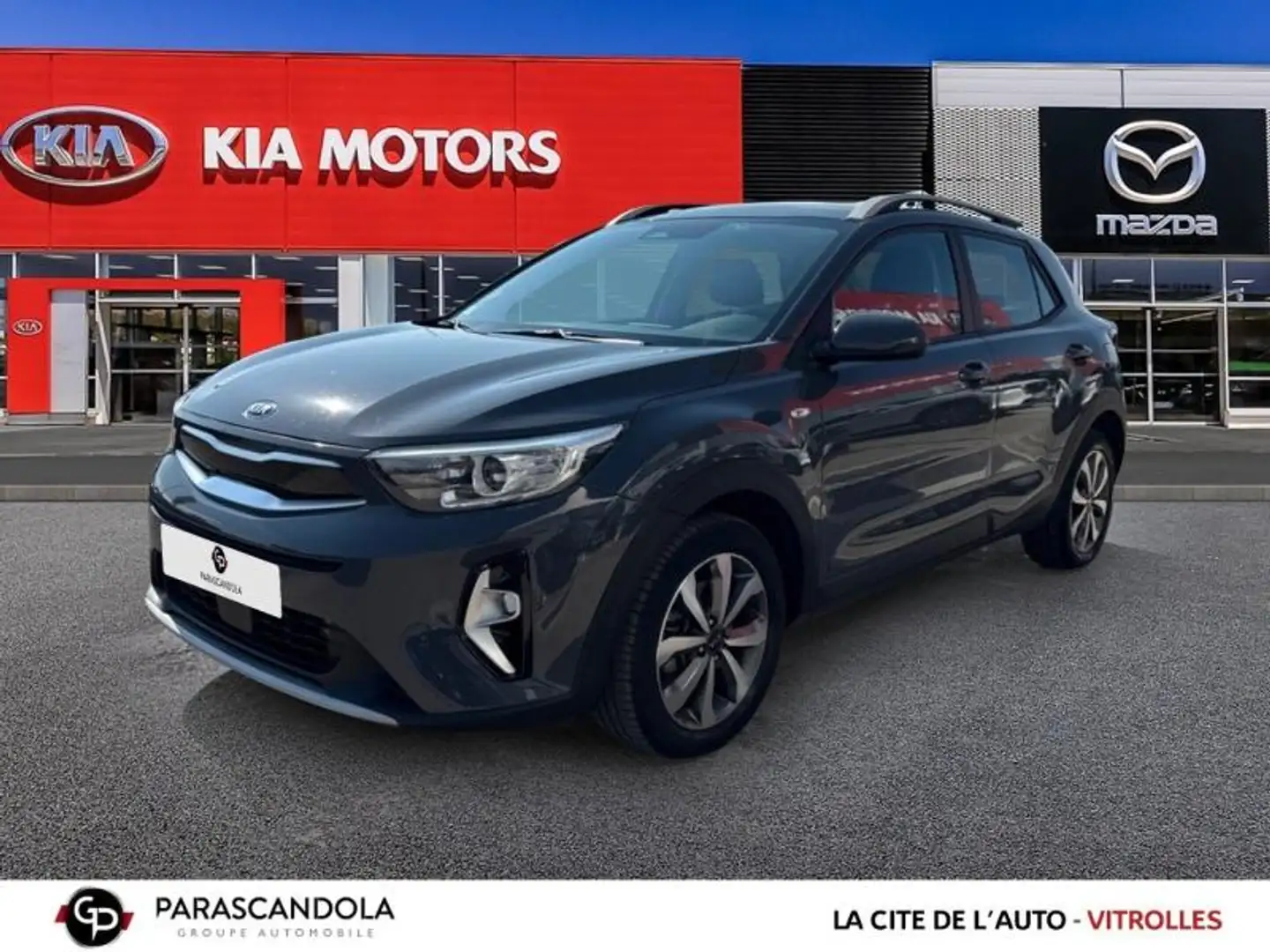 Kia Stonic 1.0 T-GDi 120ch MHEV Active iBVM6 Gris - 1