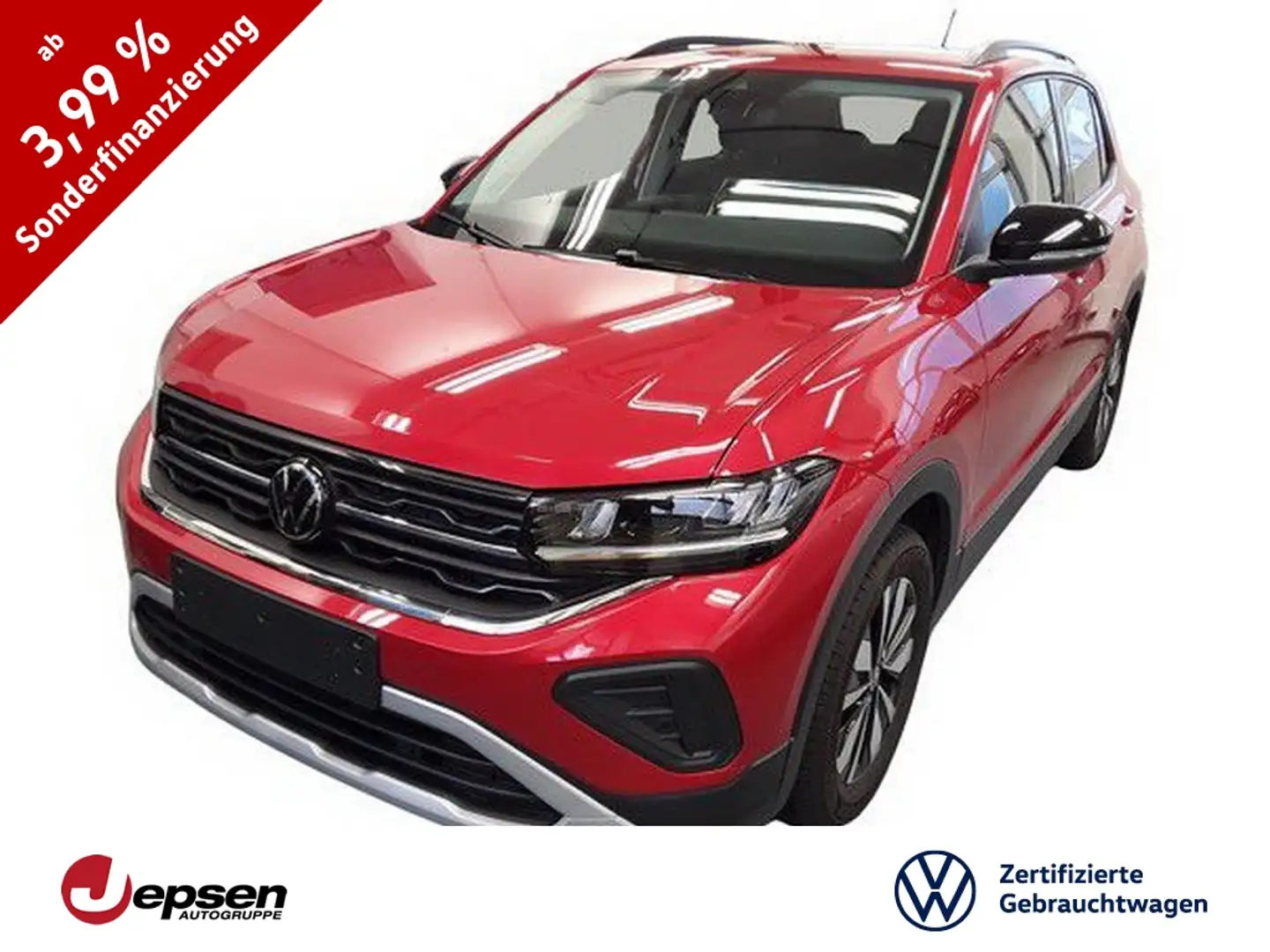 Volkswagen T-Cross Goal 1.0 TSI AHK+ACC+Navi+LM+Climatr. Rot - 1