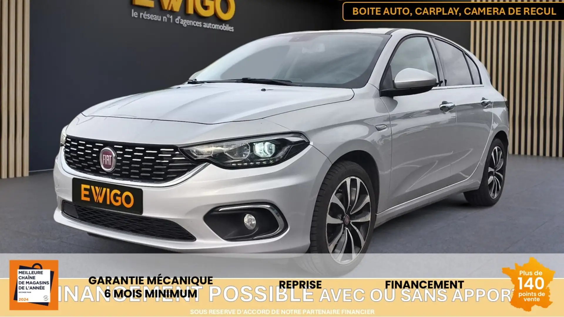 Fiat Tipo II (2) 1.6 MULTIJET 120 S/S LOUNGE DCT 5P | DISTRIBUTION FAITE - 1
