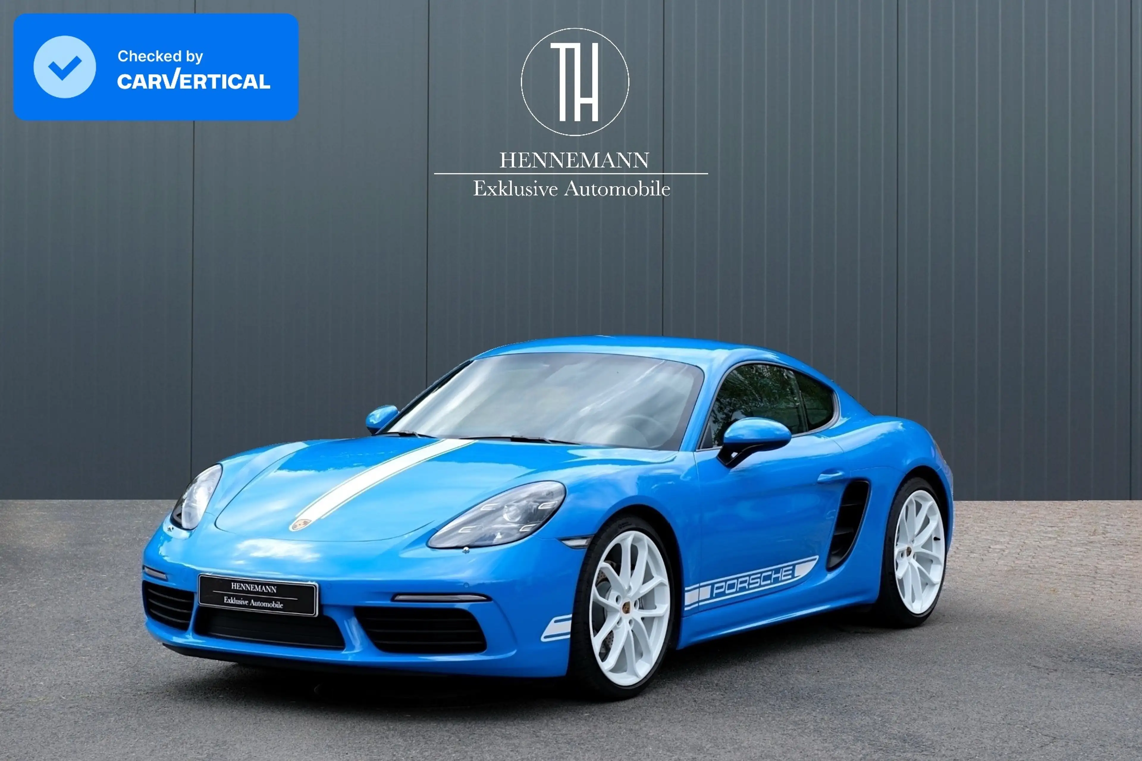 Porsche Cayman 718 Style Edition*14Wege*BOSE*SpChrono*Sharkblue*