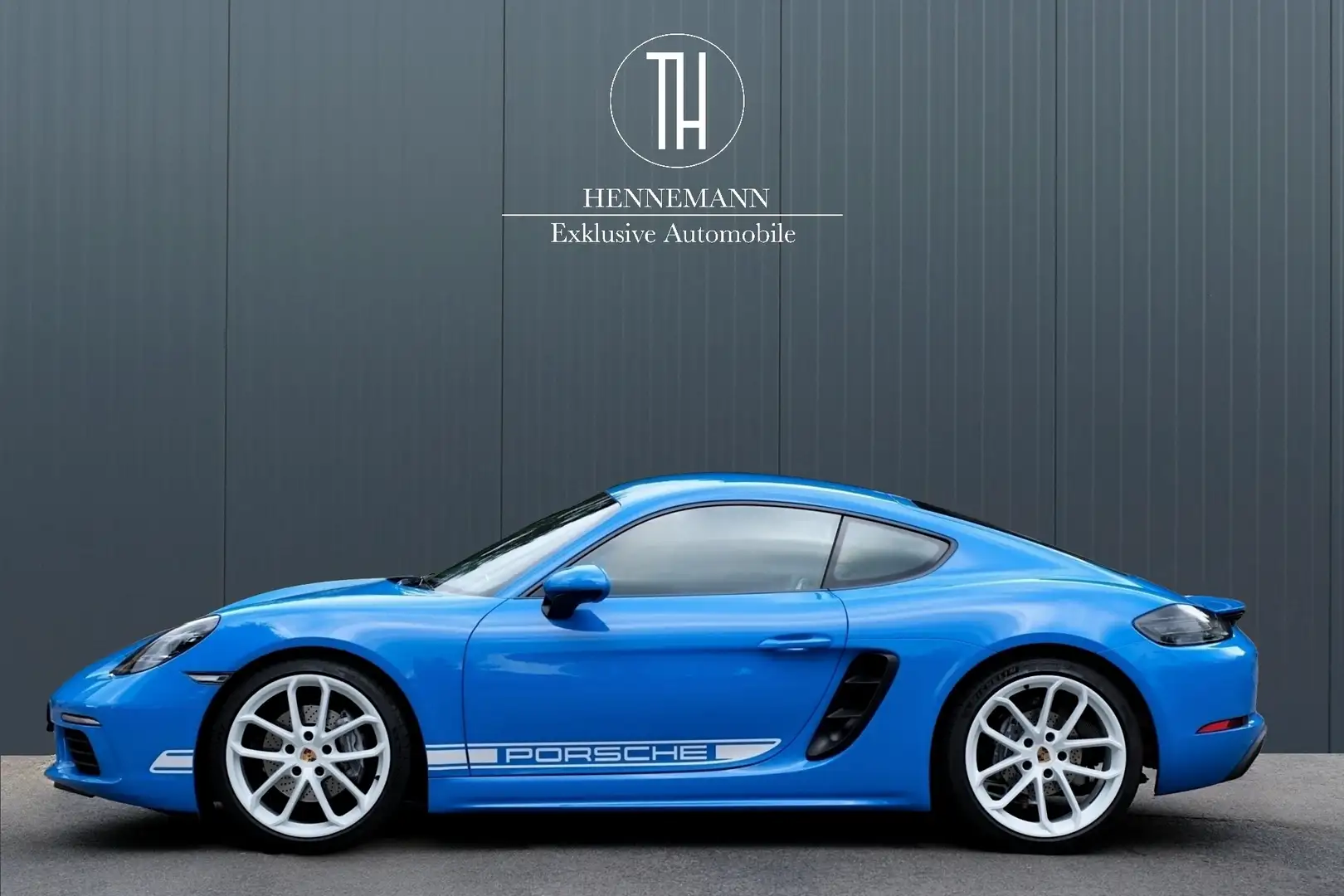 Porsche Cayman 718 Style Edition*14Wege*BOSE*SpChrono*Sharkblue* Blauw - 2