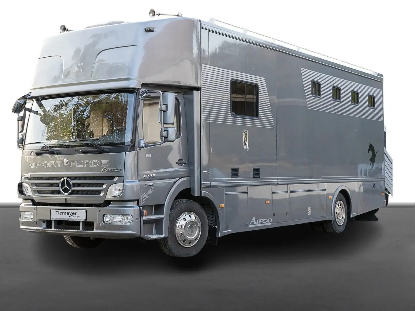 Mercedes-Benz Atego 1229 L Pferdetransporter Jach WoMo Szürke - 2