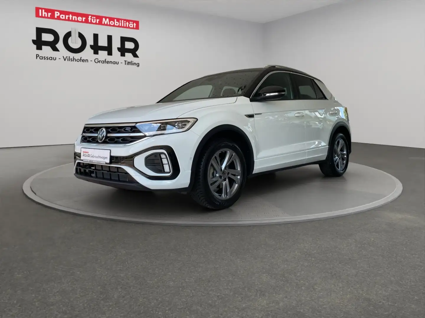 Volkswagen T-Roc R-Line (NAVI.SHZ.PDC.DAB.ACC) 1.5 TSI DSG Blanc - 2