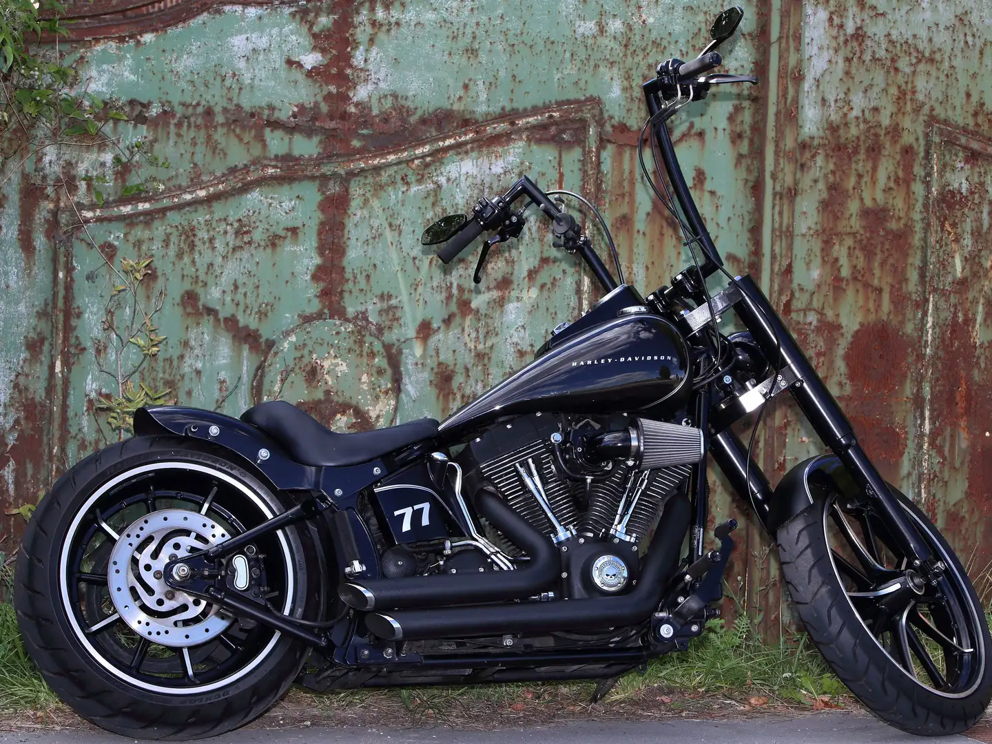 Harley-Davidson Softail Custom Czarny - 2