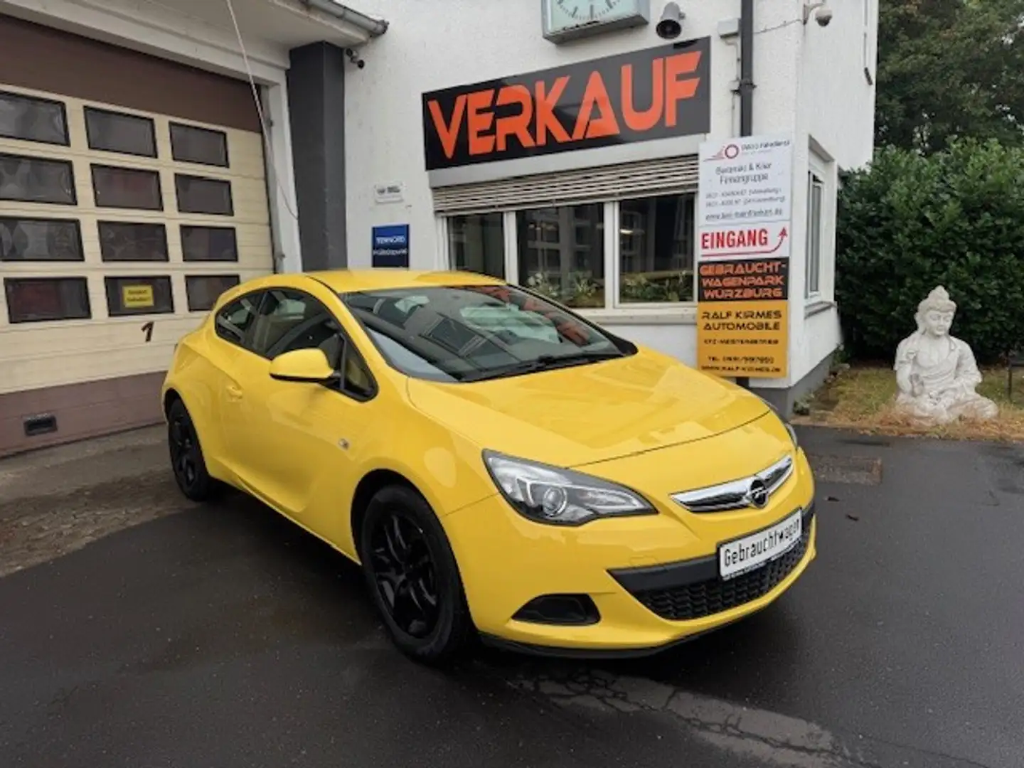 Opel Astra 1.4 GTC Turbo Klima AHK Klima Fenster el. Gelb - 1