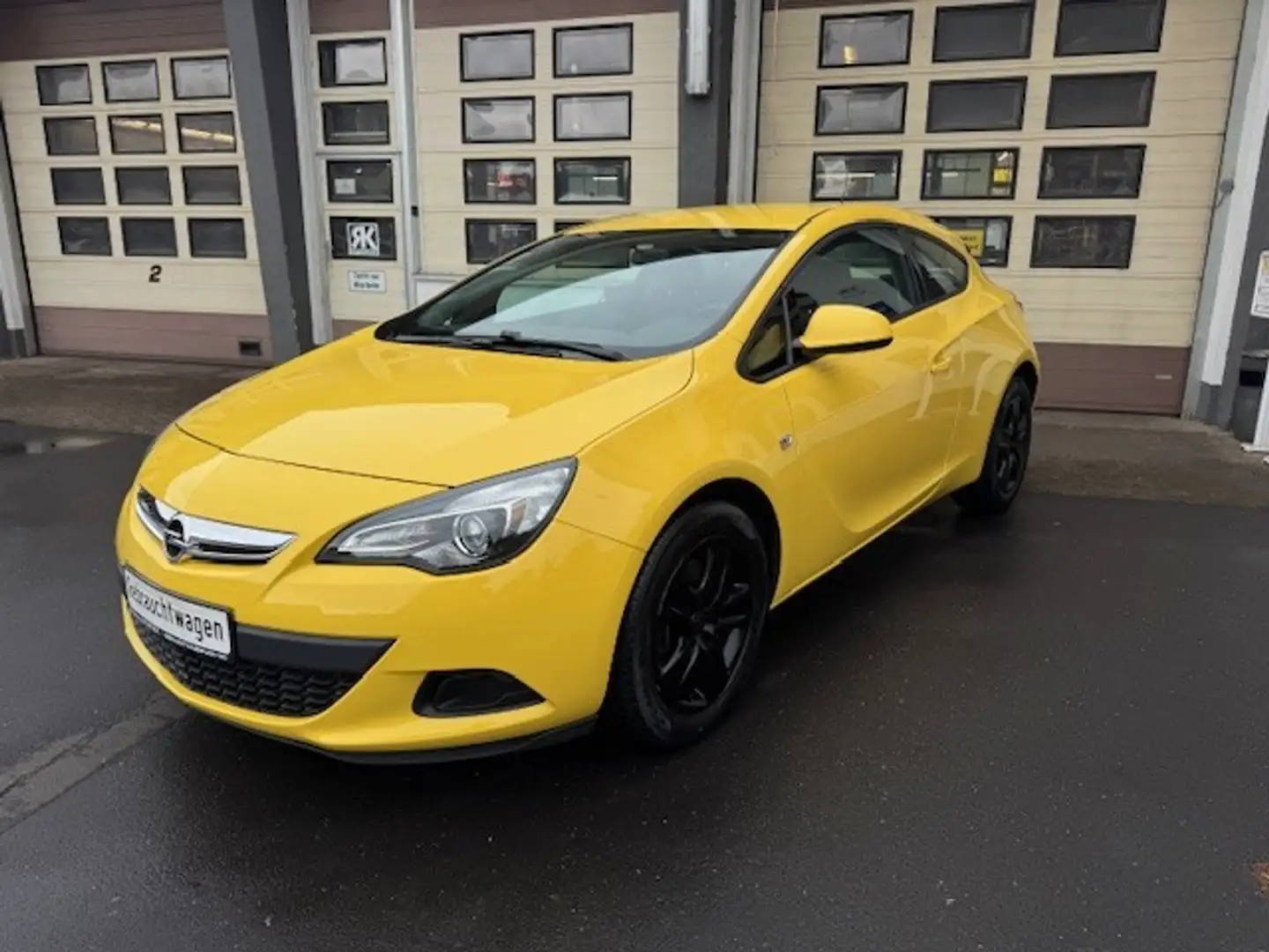 Opel Astra 1.4 GTC Turbo Klima AHK Klima Fenster el. Gelb - 2