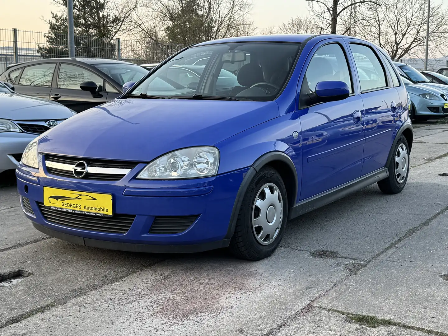 Opel Corsa 1.0 12V 1.HAND KLIMA S.HEFT Bleu - 1