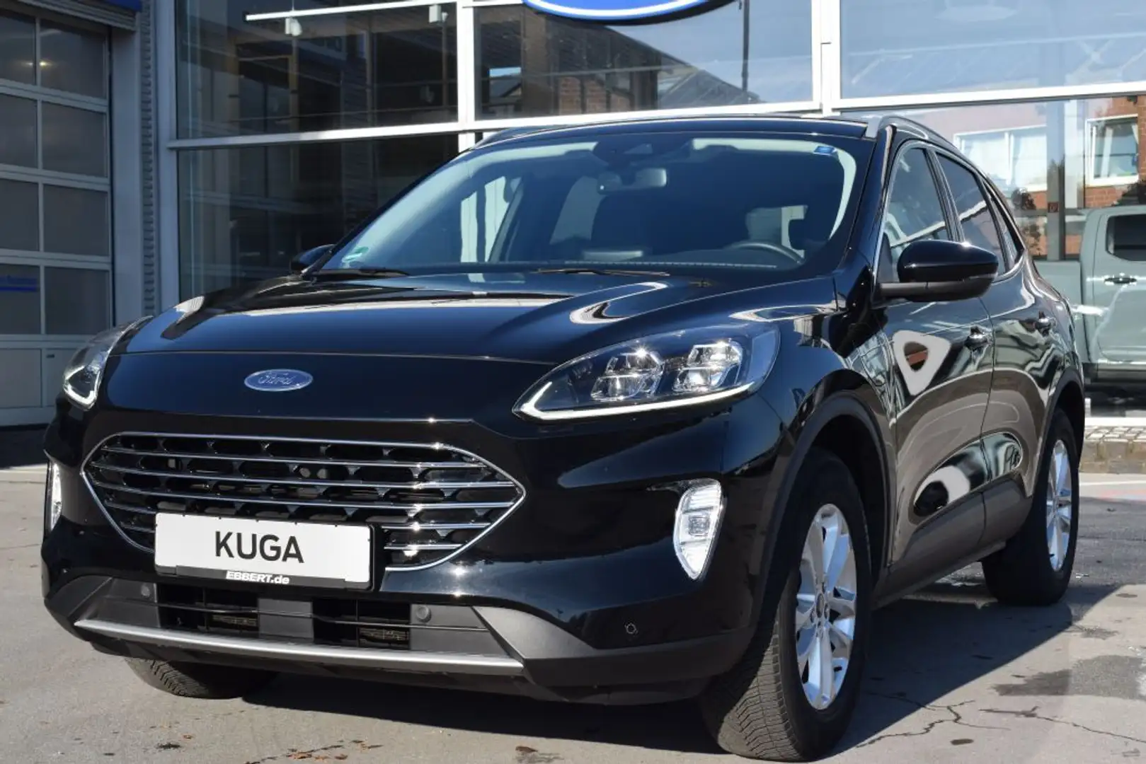 Ford Kuga Titanium X 2,5 PHEV AHK Schwenkbar,Allwette Zwart - 1