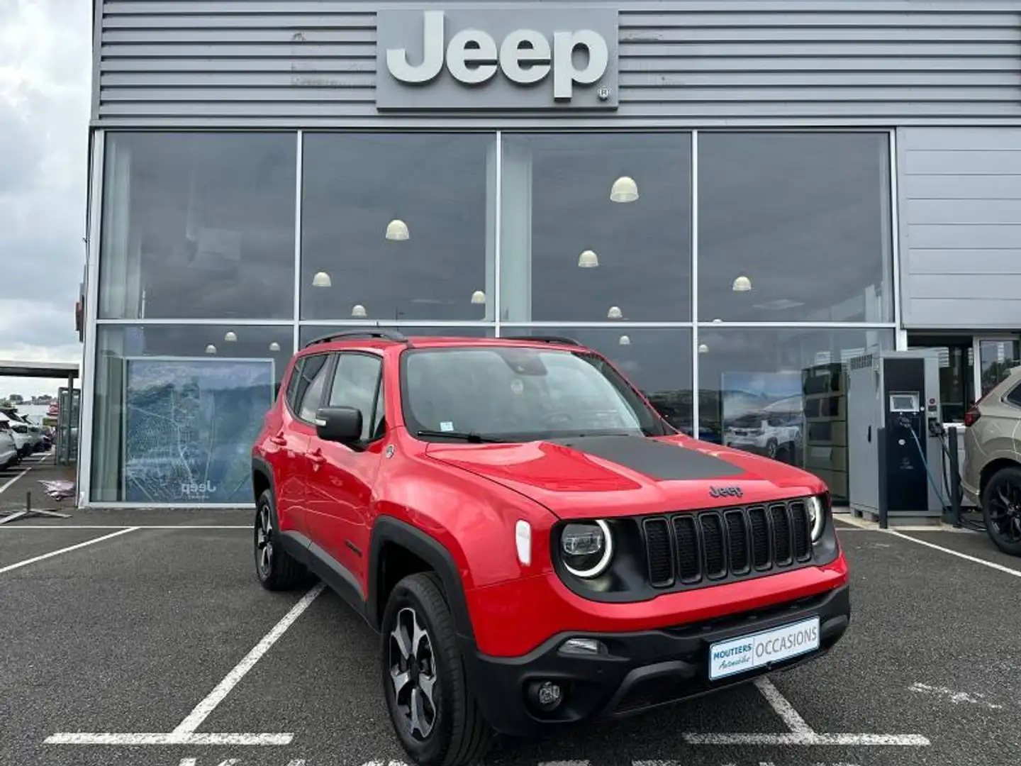 Jeep Renegade 1.3 GSE T4 240ch 4xe Trailhawk AT6 Rouge - 1