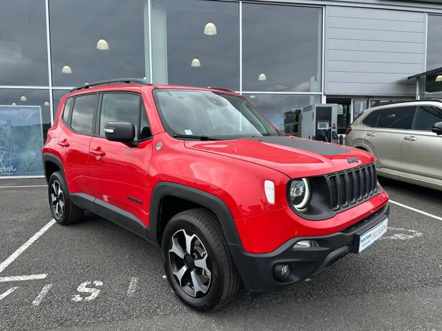 Jeep Renegade 1.3 GSE T4 240ch 4xe Trailhawk AT6 Rouge - 2