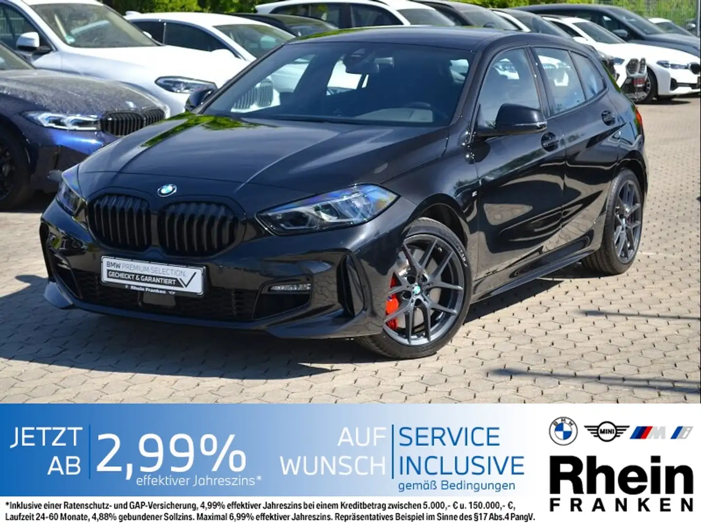 BMW 116 i M Sport Pro LiveCptProf.Ad.LED.Harm/Kardon Black - 1