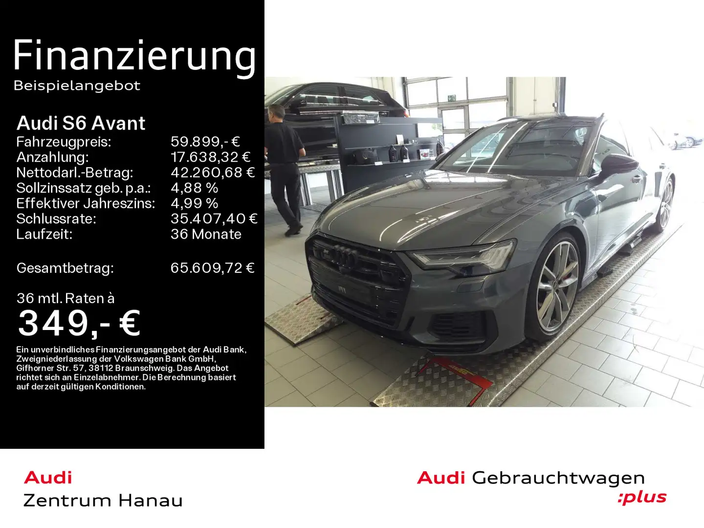 Audi S6 TDI QUATTRO MATRIX*PANO*LUFT*AHK*HEADUP Grau - 1