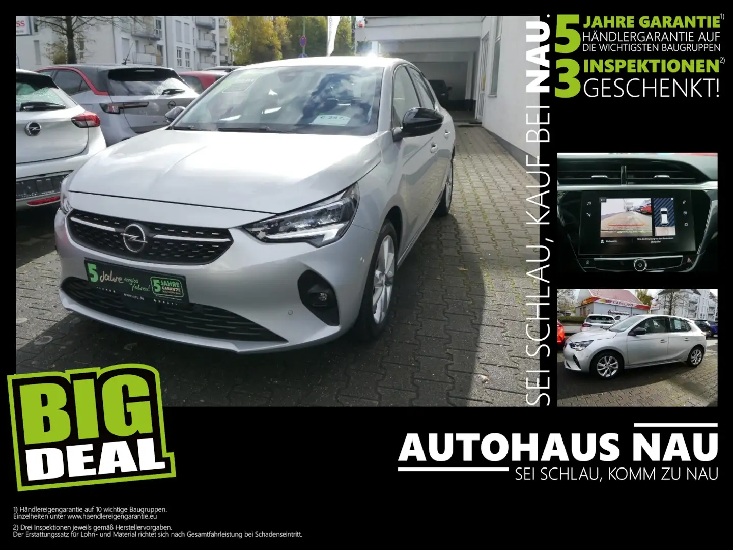 Opel Corsa F 1.2 Turbo Elegance incl.Big Deal Paket Grau - 1