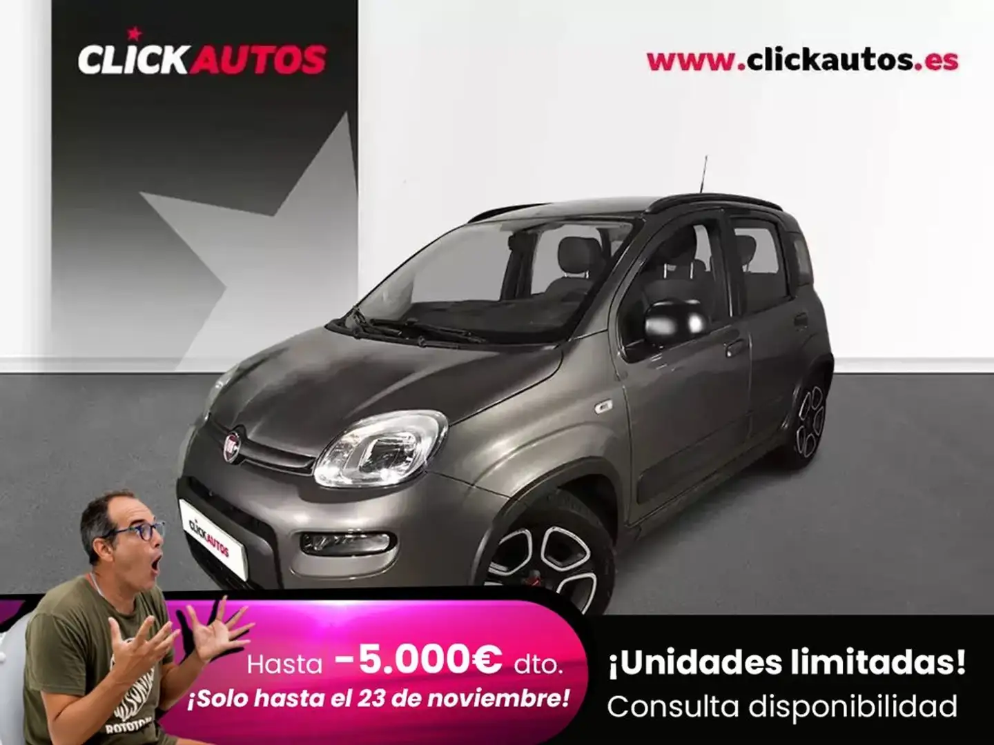 Fiat Panda 1.0 GSE 70CV City Life Hybrid Connect Gris - 1