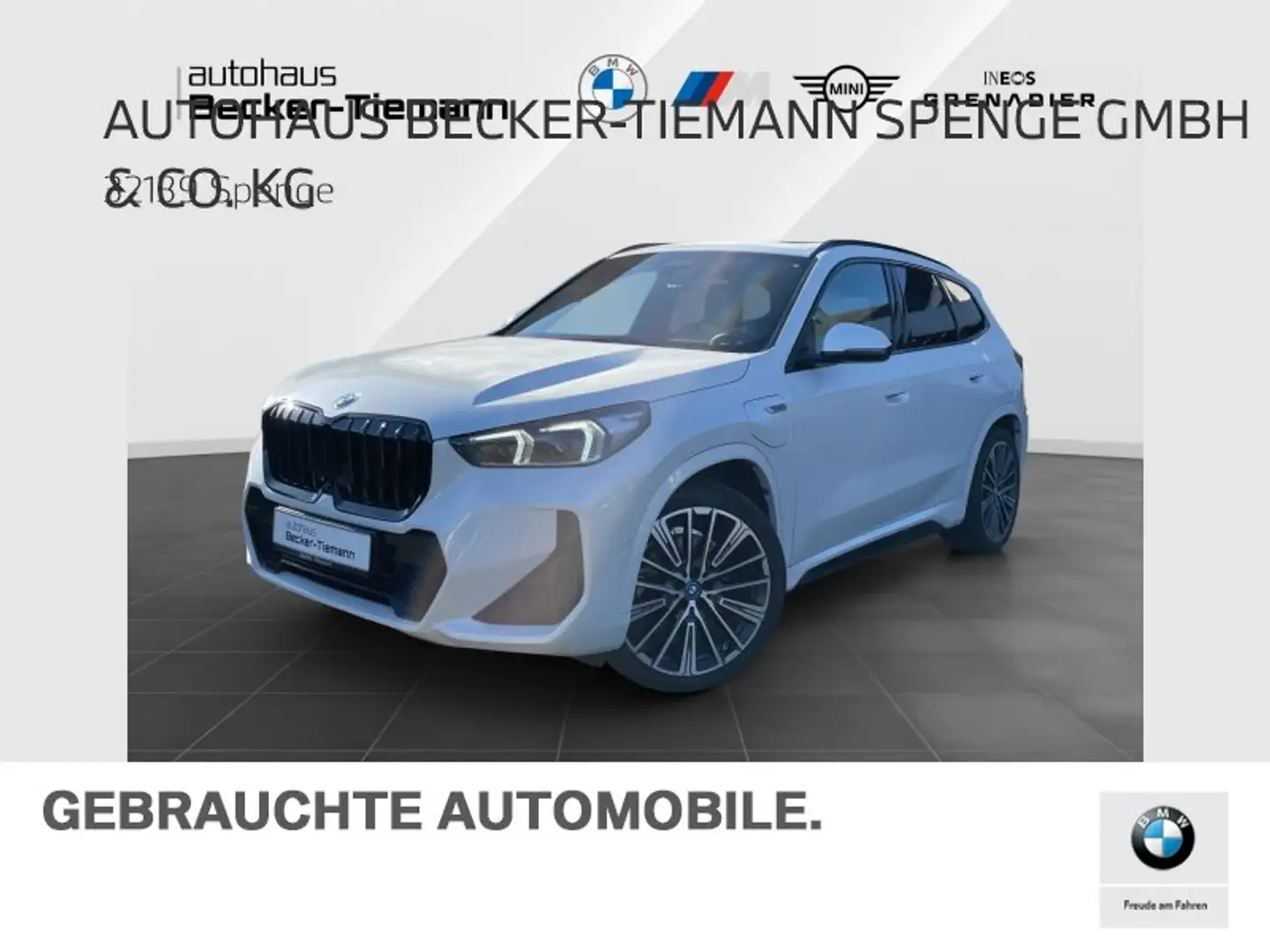 BMW X1 xDrive25e *AUT.*M SPORT*AHK*DA.PROF.*AD.LED:KEYLES Wit - 1