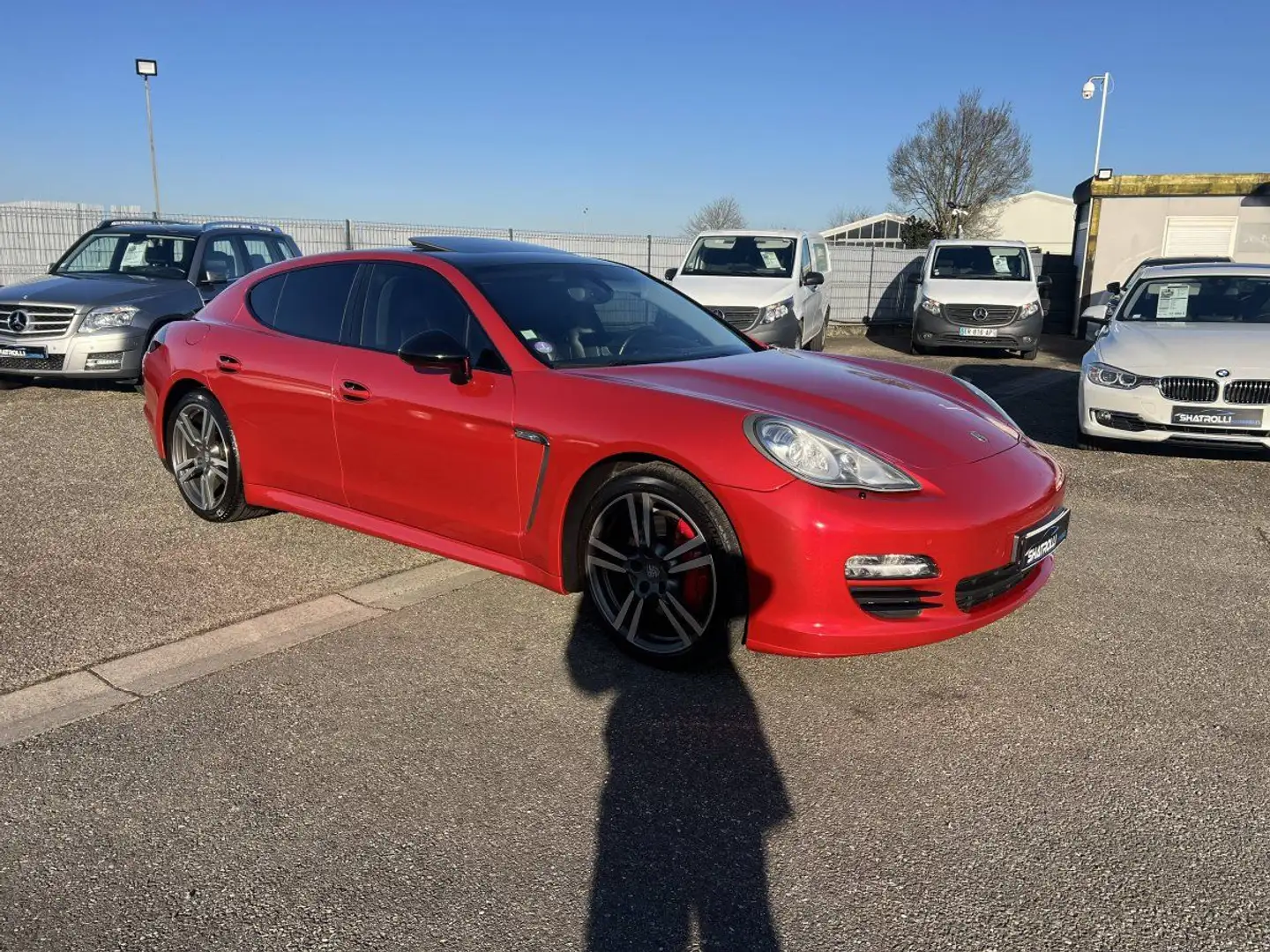 Porsche Panamera 4.8 i V8 4S PDK 400cH Boîte Auto FULL OPTIONS 91,0 Červená - 2