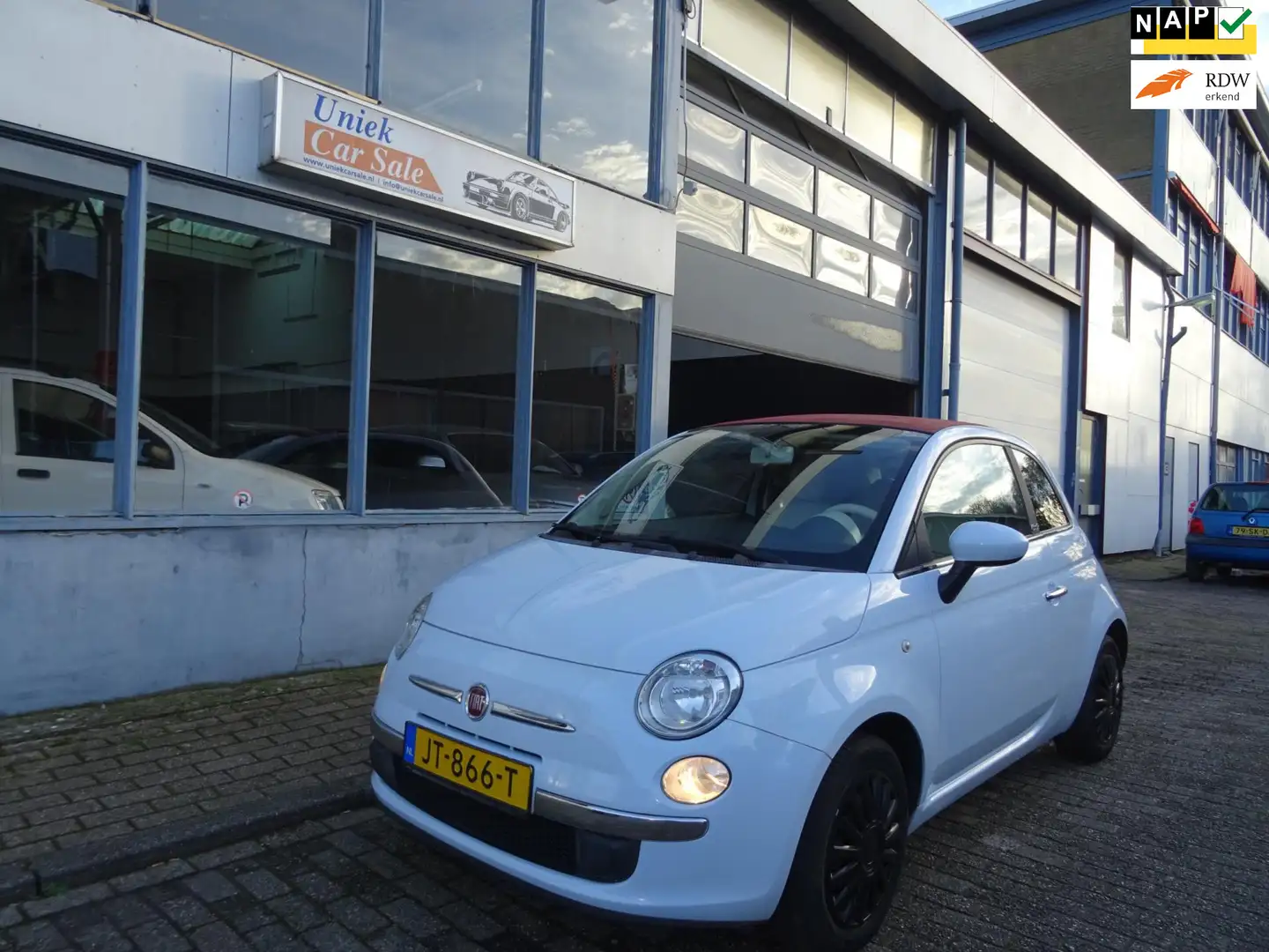 Fiat 500C 1.2 Pop Cabrio softtop Bleu - 1