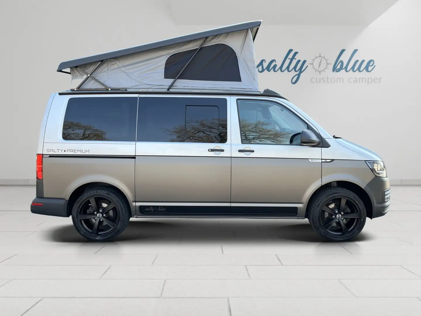 Volkswagen T6 4Motion inkl Salty Blue Premium Ausbau, Dach Blanco - 1