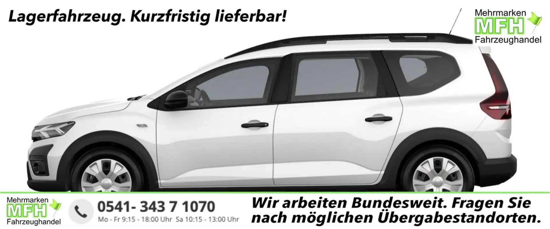 Dacia Jogger Essential 7-S TCe 100 ECO-G 74 kW (101 PS), Sch... Weiß - 1