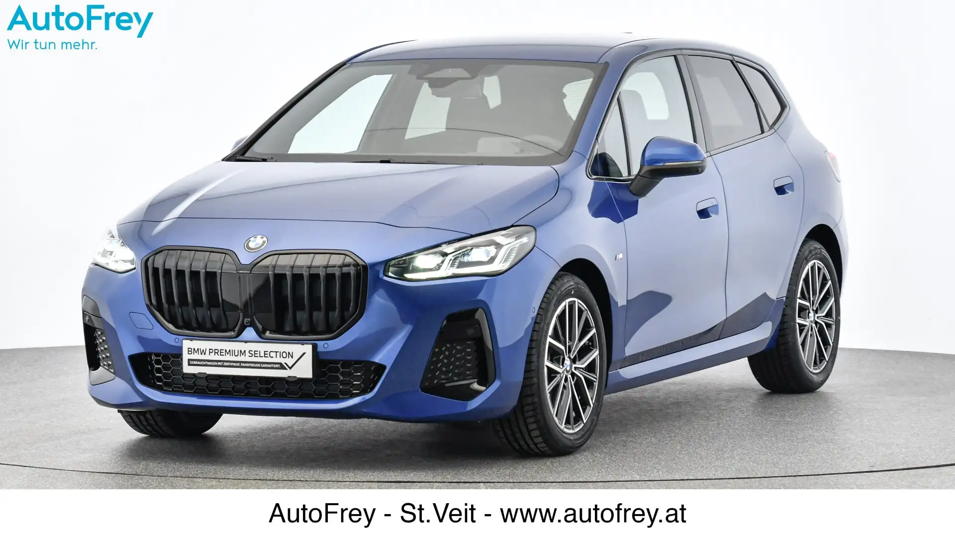 BMW 218 218d Active Tourer Bleu - 1